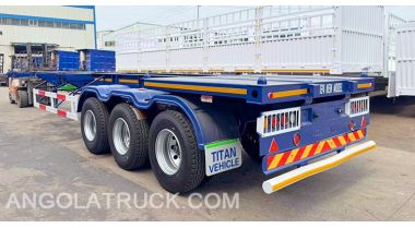 40 Foot Container Trailer will be Sent to Luanda Angola