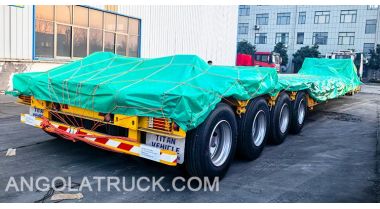 4 Axle Detachable Gooseneck Trailer will be Shipped to Angola
