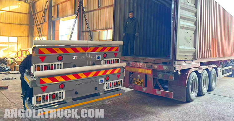 3 Axle Flatbed Trailer for Sale in Angola