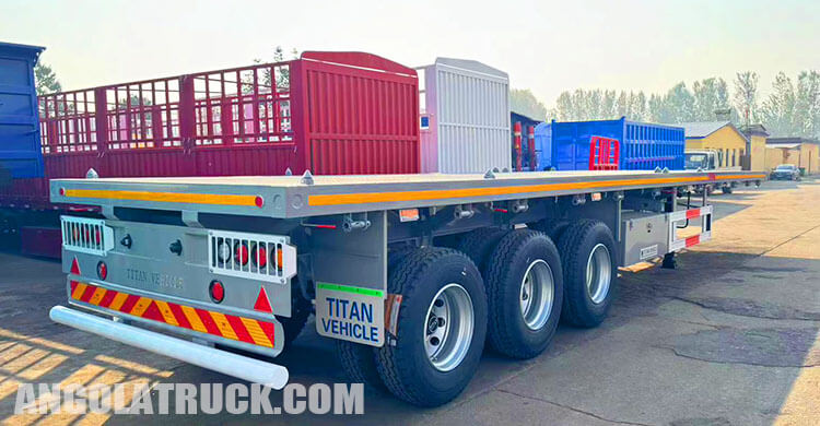 3 Axle Flatbed Trailer for Sale in Angola