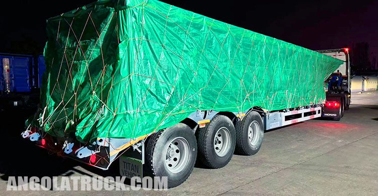3 Axle Low Bed Trailer for Sale Price in Angola