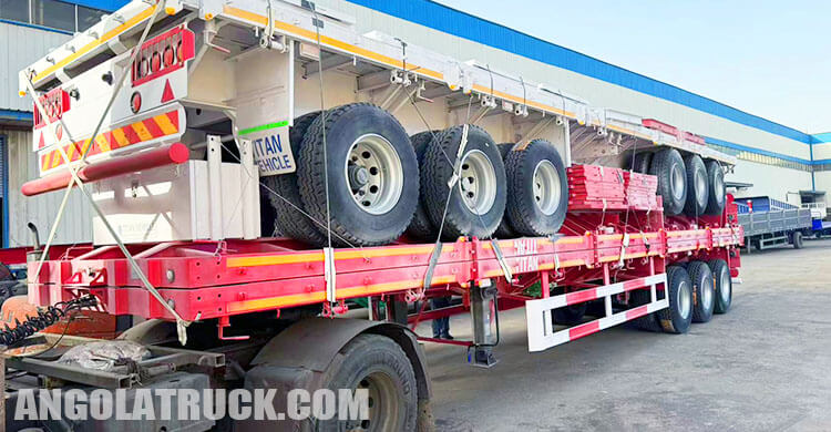 3 Axle Drop Side Trailer for Sale in Angola