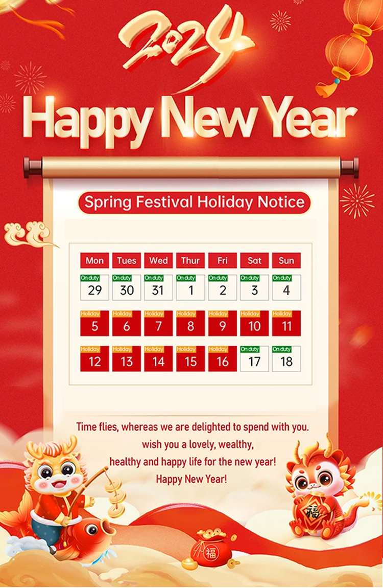 Angolatruck 2024 Spring Festival Holiday Notice