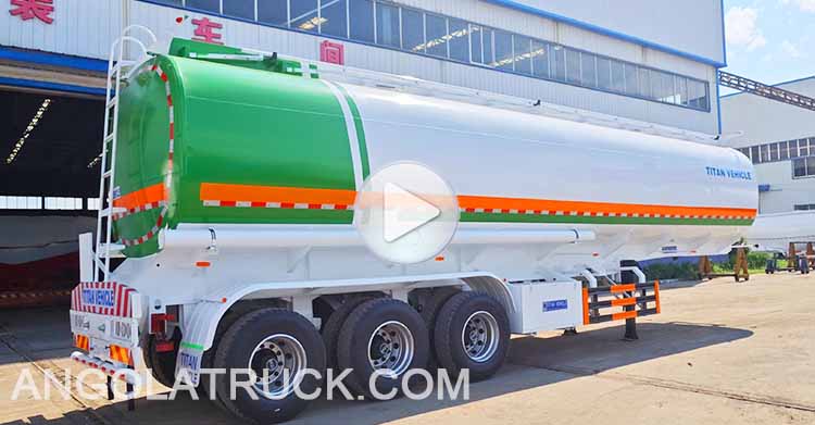 3 Axle Fuel Tanker Trailer for Sale in Angola