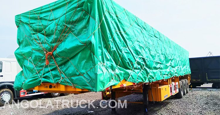 3 Axle 40 Ft Semi Flatbed Trailer for Sale in Angola