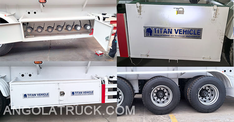 3 Axle Fuel Tanker Trailer for Sale in Angola