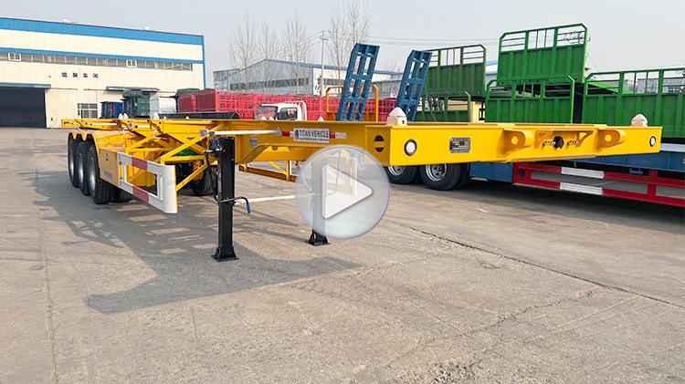 Container Chassis | 40 Feet Container Trailer for Sale in Angola