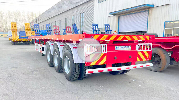 Flatbed Trailer 3 Axle | Flatbed Truck Trailer for Sale in Angola
