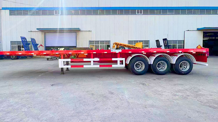 Flatbed Trailer 3 Axle | Flatbed Truck Trailer for Sale in Angola