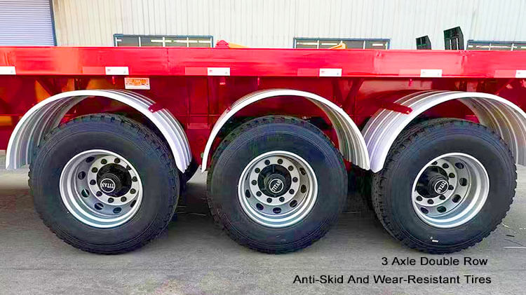 Flatbed Trailer 3 Axle | Flatbed Truck Trailer for Sale in Angola