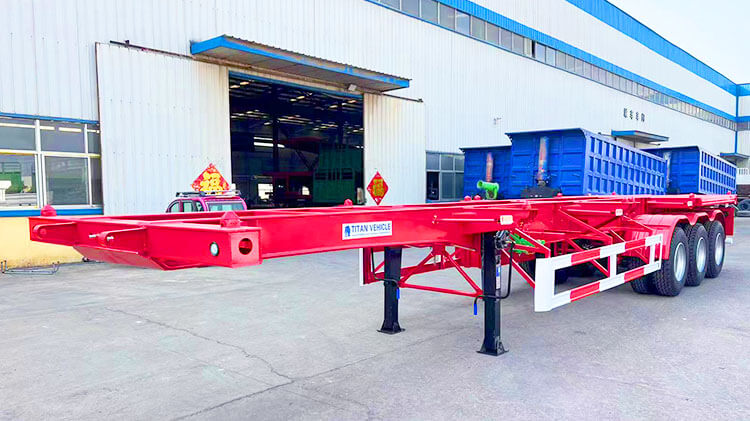 40 Ft Container Trailer Price | Container Semi Trailer for Sale in Angola