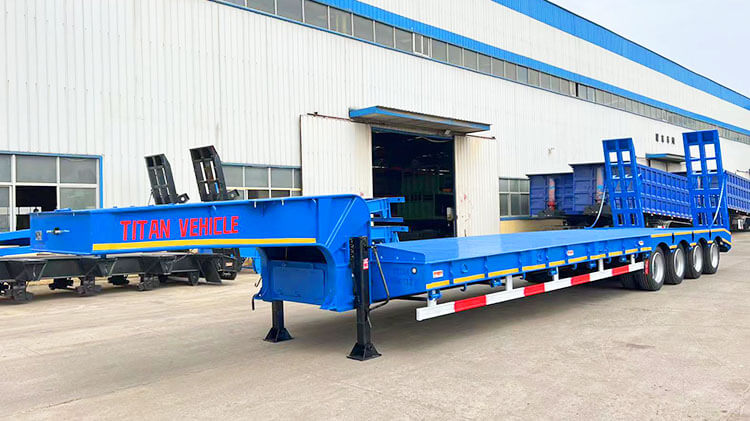 Low Bed Semi Trailer | Multi Axle Low Bed Trailer for Sale in Angola