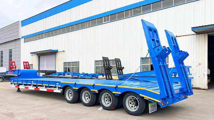 Low Bed Semi Trailer | Multi Axle Low Bed Trailer for Sale in Angola