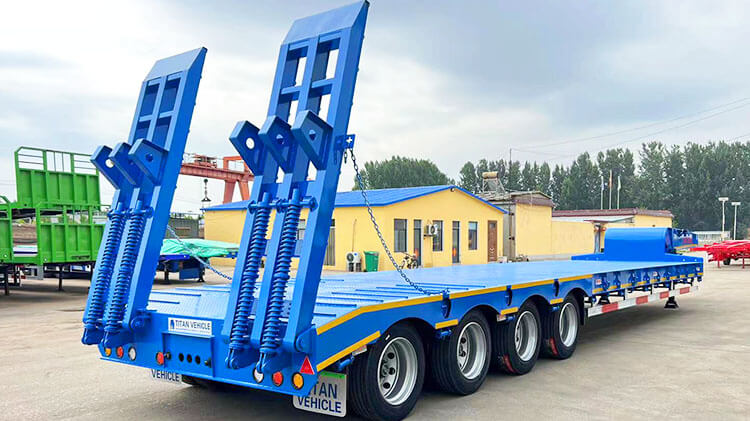 Low Bed Semi Trailer | Multi Axle Low Bed Trailer for Sale in Angola