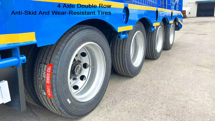 Low Bed Semi Trailer | Multi Axle Low Bed Trailer for Sale in Angola