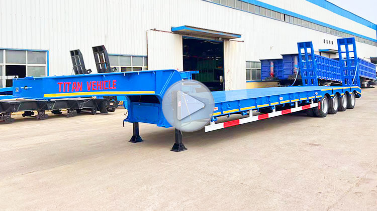 Low Bed Semi Trailer | Multi Axle Low Bed Trailer for Sale in Angola