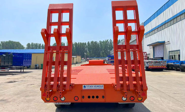 3 Axle 60 Ton Low Loader Price | Low Loader Trailer for Sale in Angola