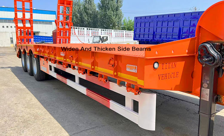 3 Axle 60 Ton Low Loader Price | Low Loader Trailer for Sale in Angola