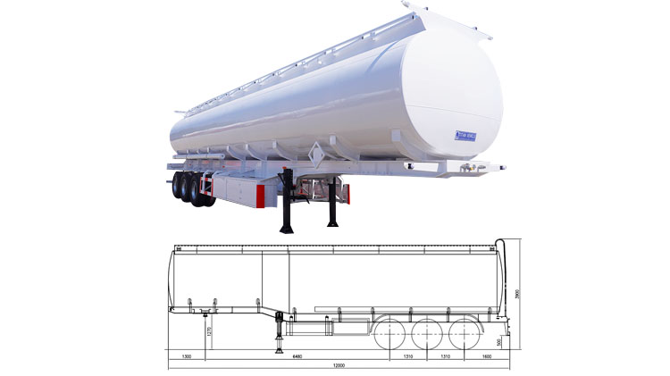 40000 Liters Diesel Tanker Price | Diesel Fuel Trailer for Sale in Angola Luanda
