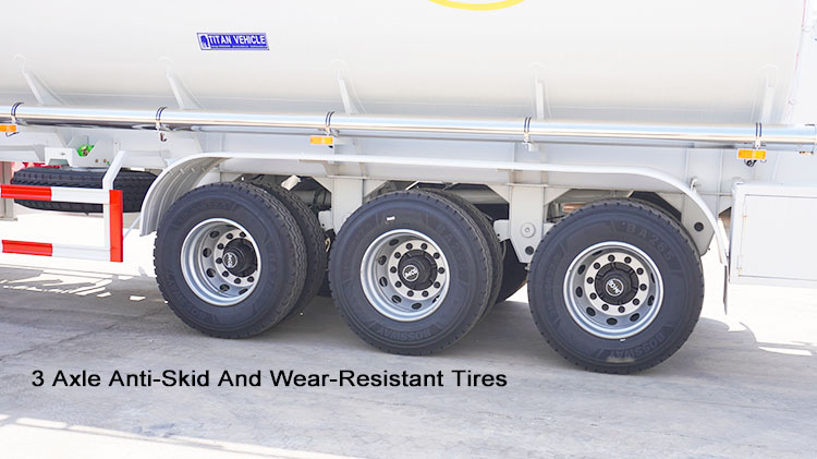 3 Compartments 45000 Liters Semi Trailer Fuel Tank | Fuel Tanker for Sale in Angola
