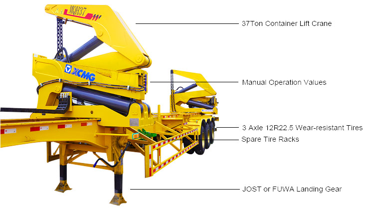 3 Axle 40 Ft Side Lifter Trailer | Container Side Lifter for Sale in Angola