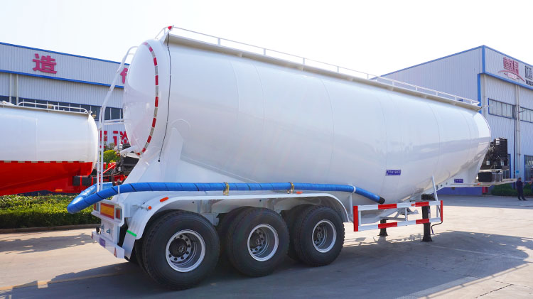 3 Axle Bulk Cement Tanker Truck | Cement Bulker Truck for Sale in Angola