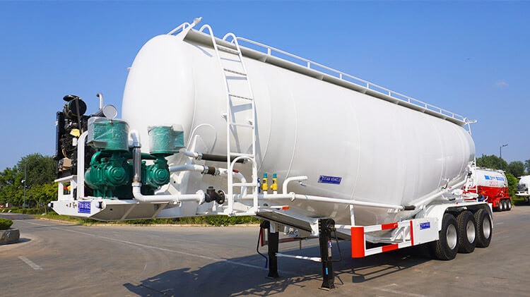 3 Axle Bulk Cement Tanker Truck | Cement Bulker Truck for Sale in Angola