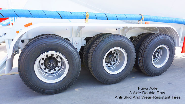 3 Axle Bulk Cement Tanker Truck | Cement Bulker Truck for Sale in Angola