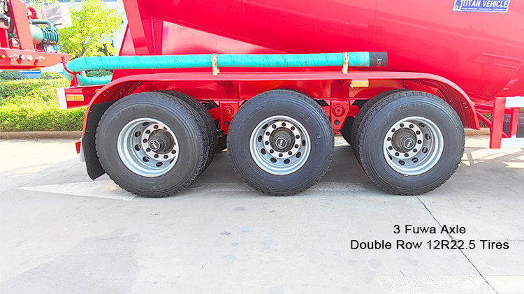 3 Axle Cement Bulker Truck | Bulk Cement Tank Semi Trailer for Sale in Angola