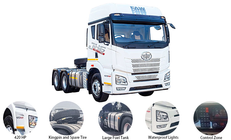 Faw Truck | Faw 420 HP Tractor Head for Sale in Angola