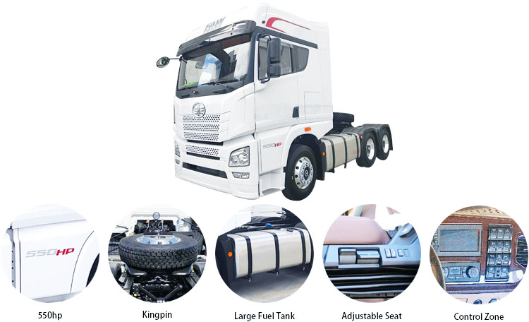 Faw JH6 550hp 6x4 Head Trucks Prices for Sale in Angola