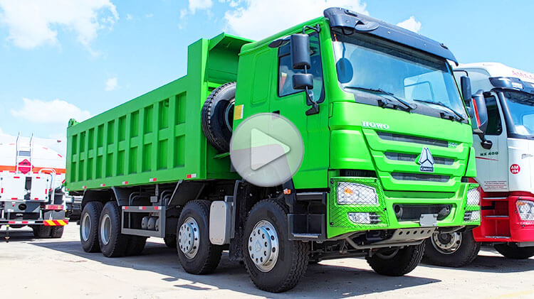 Sinotruk Howo 8x4 Dump Truck 400 HP for Sale Price in Angola