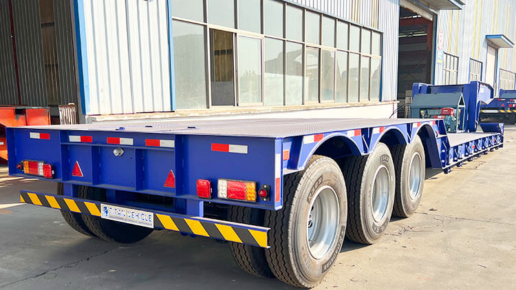 3 Axle 80 Ton Heavy Duty Lowboy Trailer for Sale in Luanda Angola