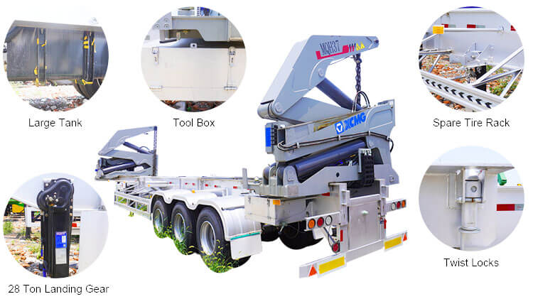 20ft 40ft Container Sideloader | Container Side Loader Trailer for Sale in Angola