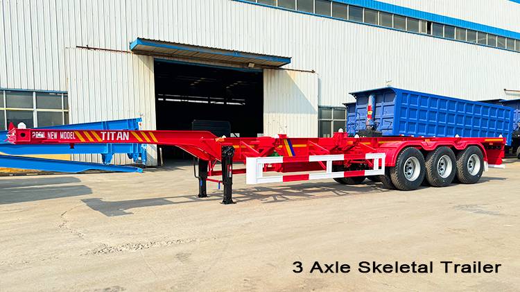 40 Foot Container Trailer Price | Container Semi Trailer for Sale in Angola