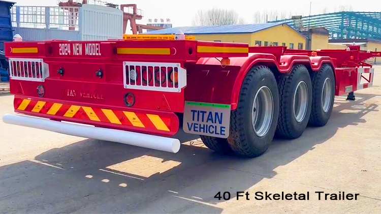 40 Foot Container Trailer Price | Container Semi Trailer for Sale in Angola