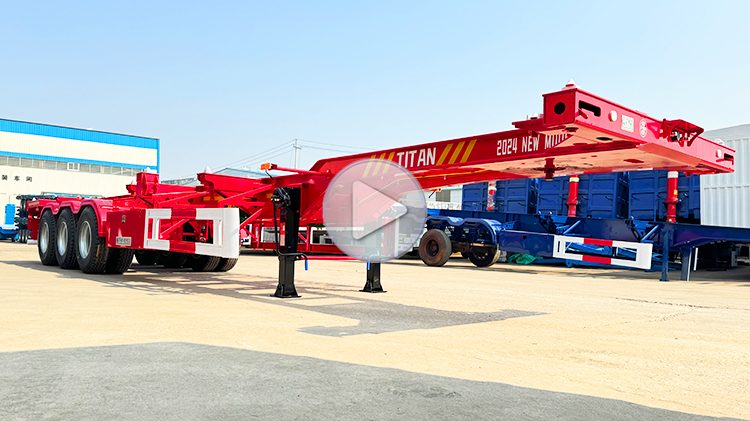 40 Foot Container Trailer Price | Container Semi Trailer for Sale in Angola