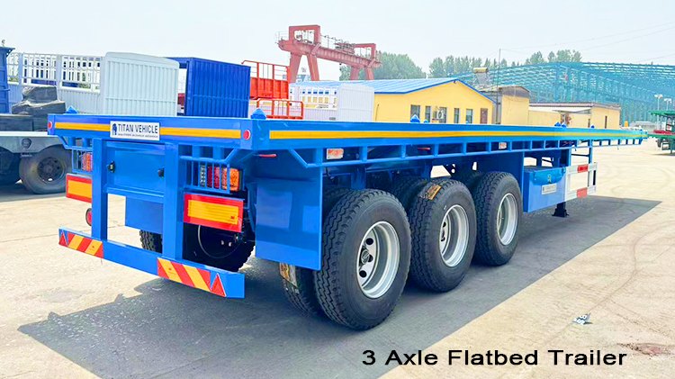 Flatbed Tractor Trailer | Flatbed Truck Trailer for Sale in Angola