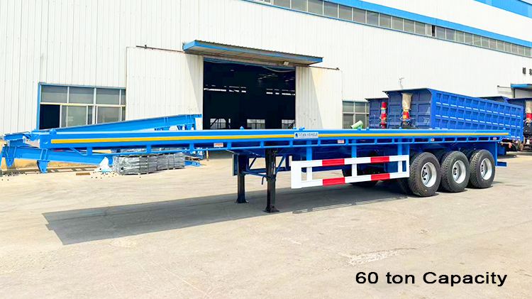 Flatbed Tractor Trailer | Flatbed Truck Trailer for Sale in Angola
