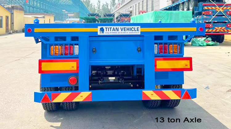 Flatbed Tractor Trailer | Flatbed Truck Trailer for Sale in Angola