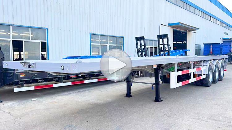 Semi Flatbed Trailer 3 Axle | Flatbed Trailer Trucks for Sale in Angola