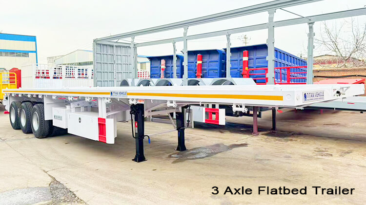 Flat Bed Semi Trailer | Flat Bed Trailer for Sale in Luanda Angola