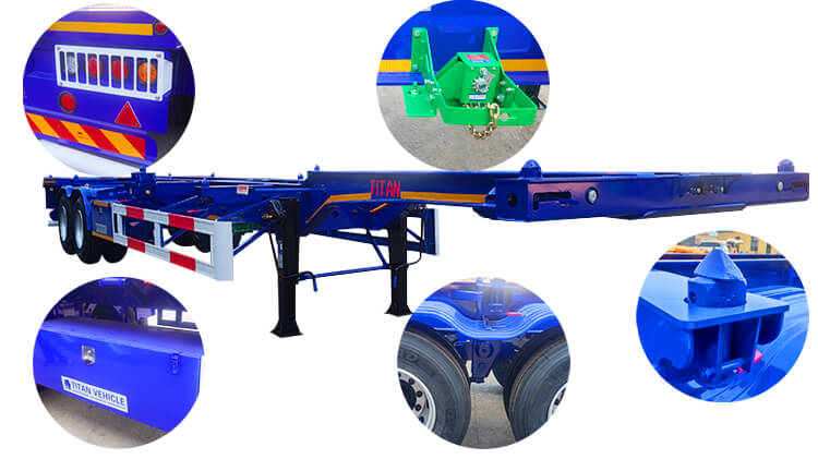 Skeleton Semi Trailer | Skeleton Trailer for Sale in Luanda Angola
