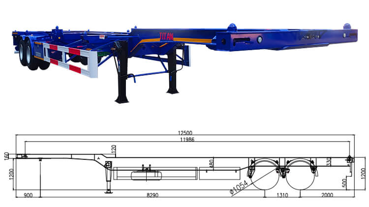 Skeleton Semi Trailer | Skeleton Trailer for Sale in Luanda Angola