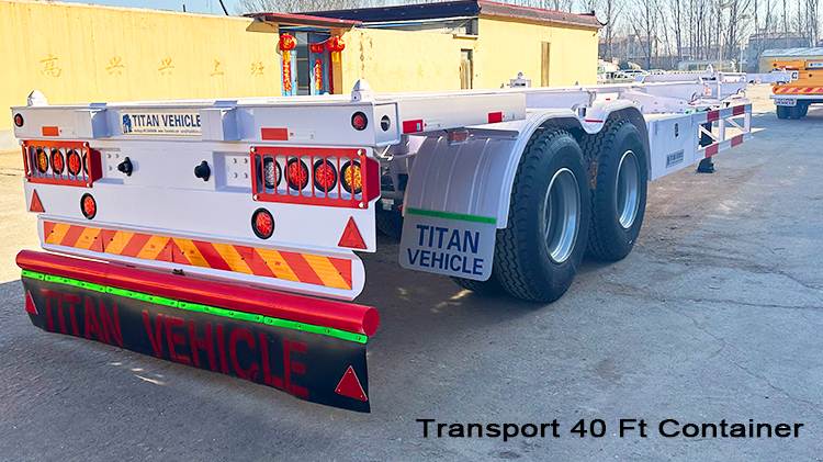 Container Chassis | 40 ft Container Trailer for Sale in Angola