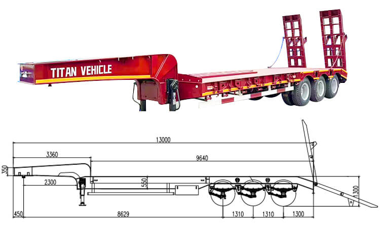 Lowbed Trailer for Sale Price in Angola