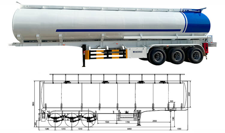 3 Axle Fuel Tanker Trailer for Sale in Luanda Angola