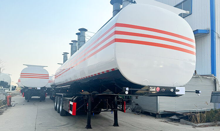 45000 Liters Diesel Tanker Trailer for Sale in Angola