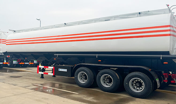45000 Liters Diesel Tanker Trailer for Sale in Angola