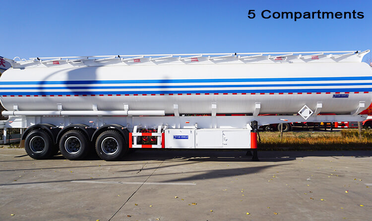 45000 liters Diesel Fuel Trailer for Sale in Angola